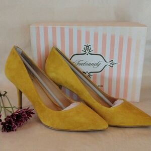 Footcandy Kid Suede Heels